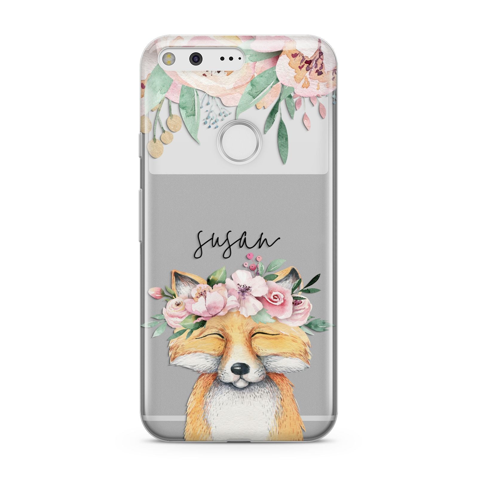 Personalised Fox Google Pixel Case