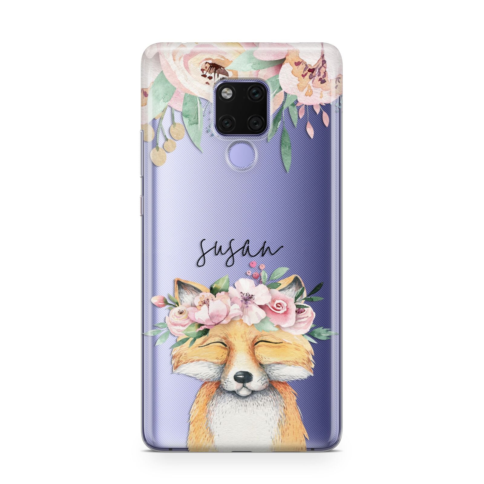 Personalised Fox Huawei Mate 20X Phone Case