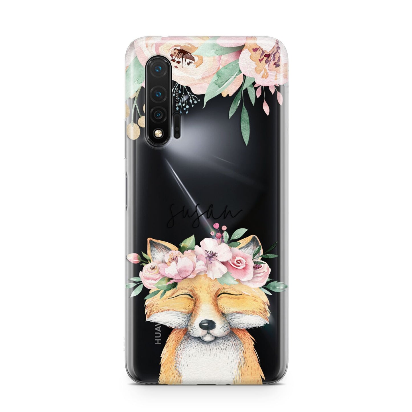 Personalised Fox Huawei Nova 6 Phone Case