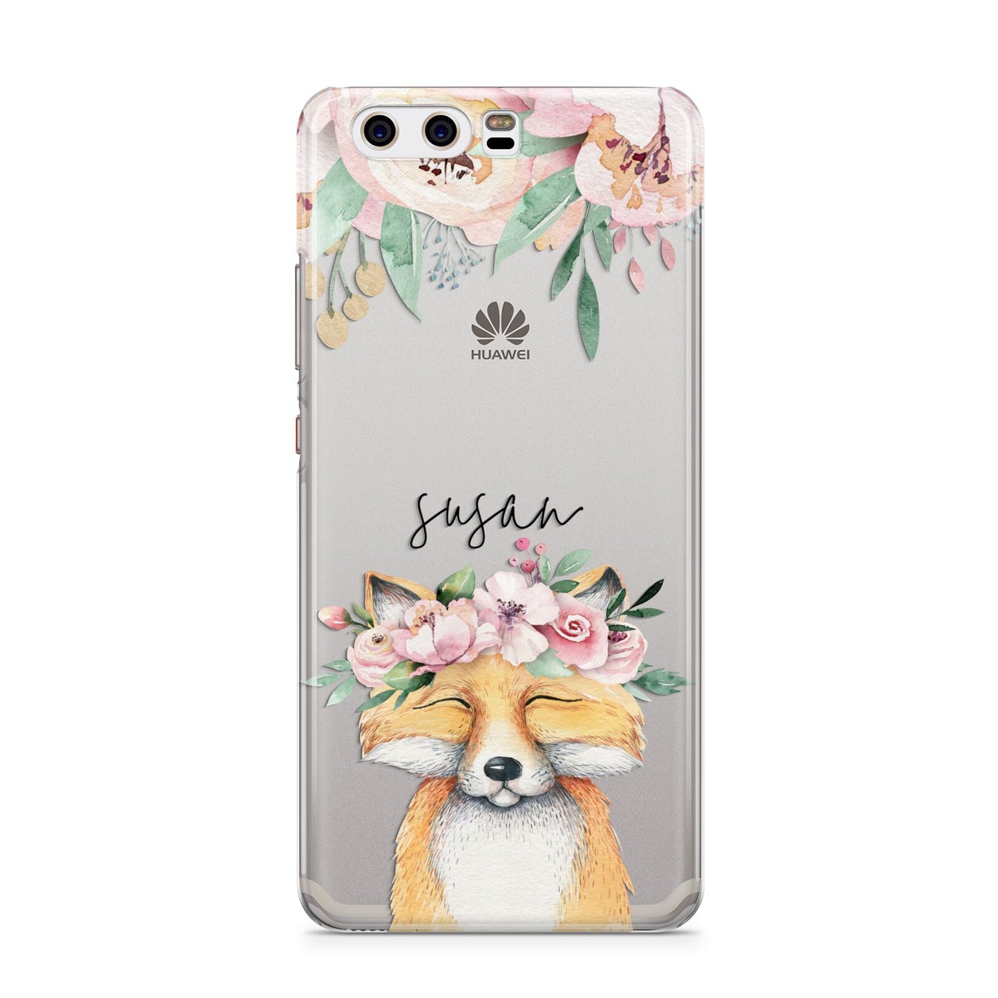 Personalised Fox Huawei P10 Phone Case