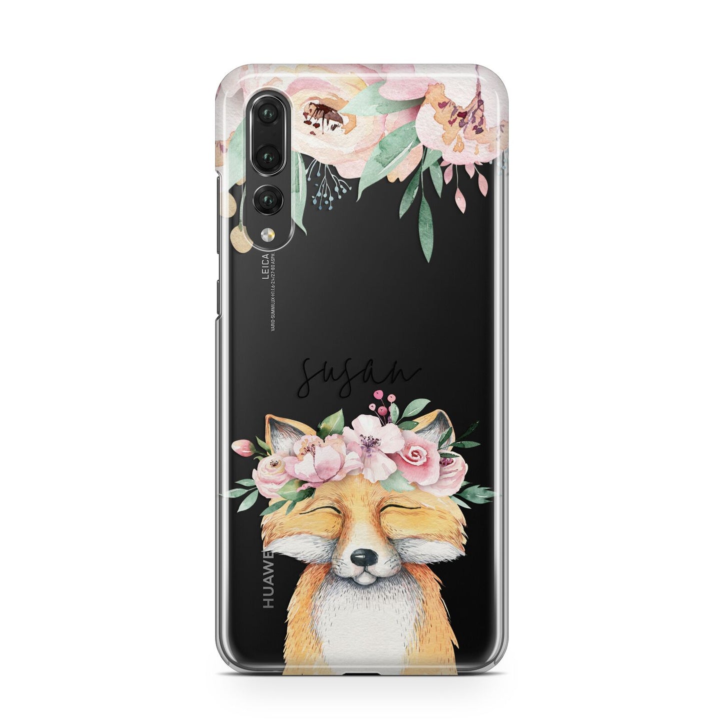 Personalised Fox Huawei P20 Pro Phone Case