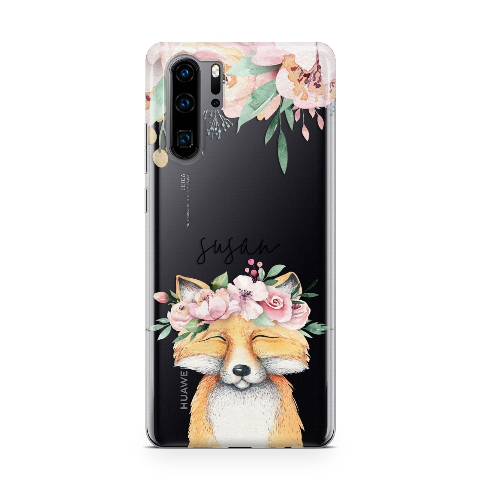 Personalised Fox Huawei P30 Pro Phone Case