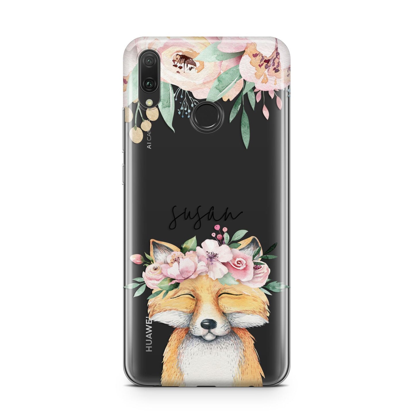 Personalised Fox Huawei Y9 2019