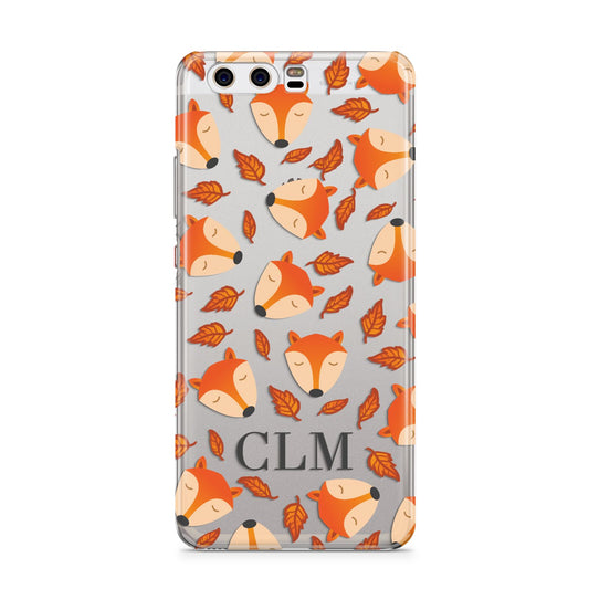 Personalised Fox Initials Huawei P10 Phone Case