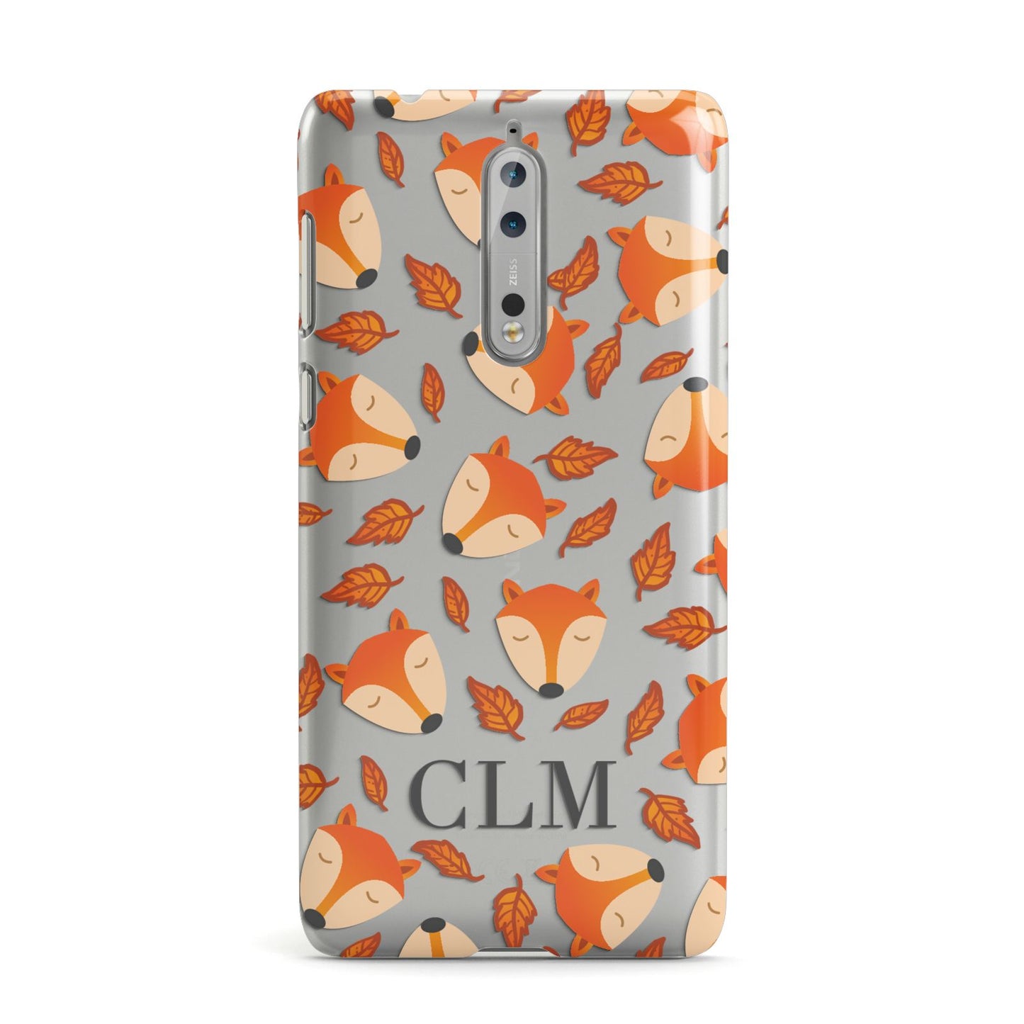 Personalised Fox Initials Nokia Case