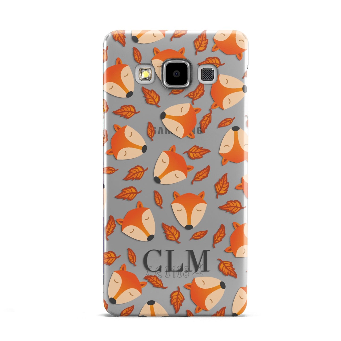 Personalised Fox Initials Samsung Galaxy A5 Case