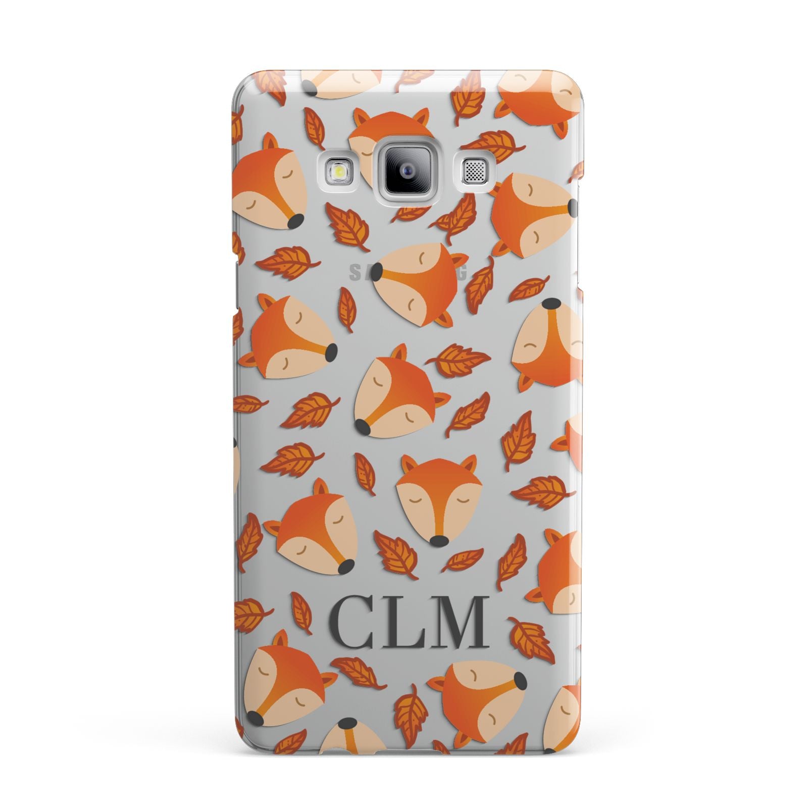 Personalised Fox Initials Samsung Galaxy A7 2015 Case