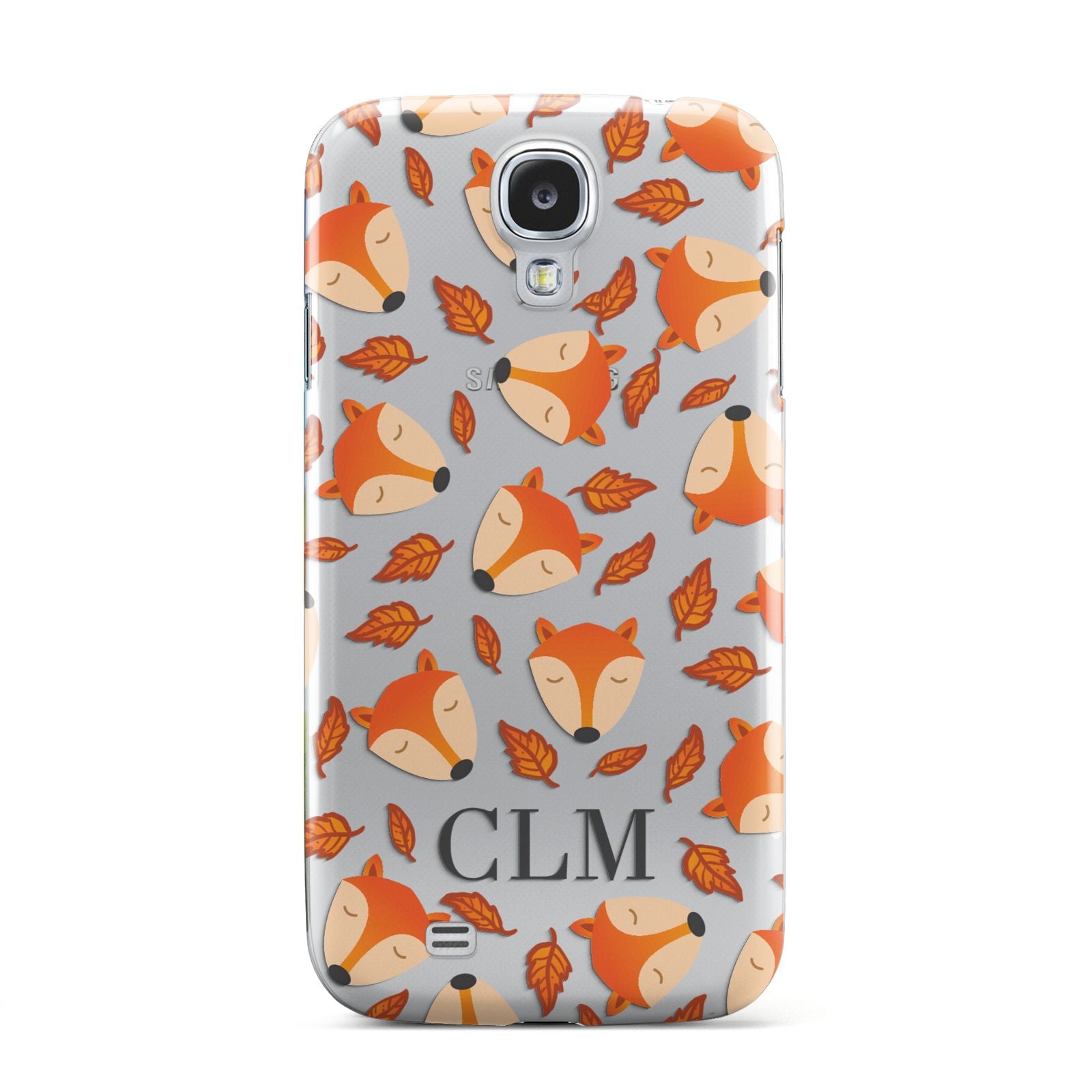 Personalised Fox Initials Samsung Galaxy S4 Case