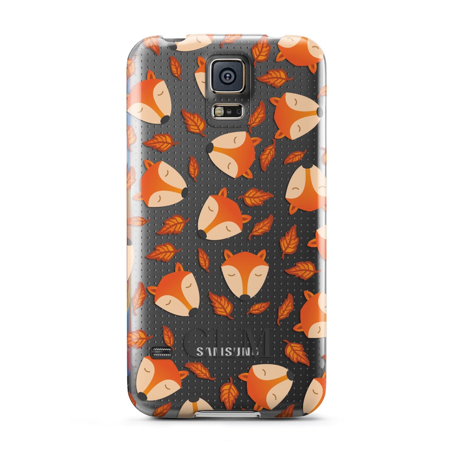 Personalised Fox Initials Samsung Galaxy S5 Case