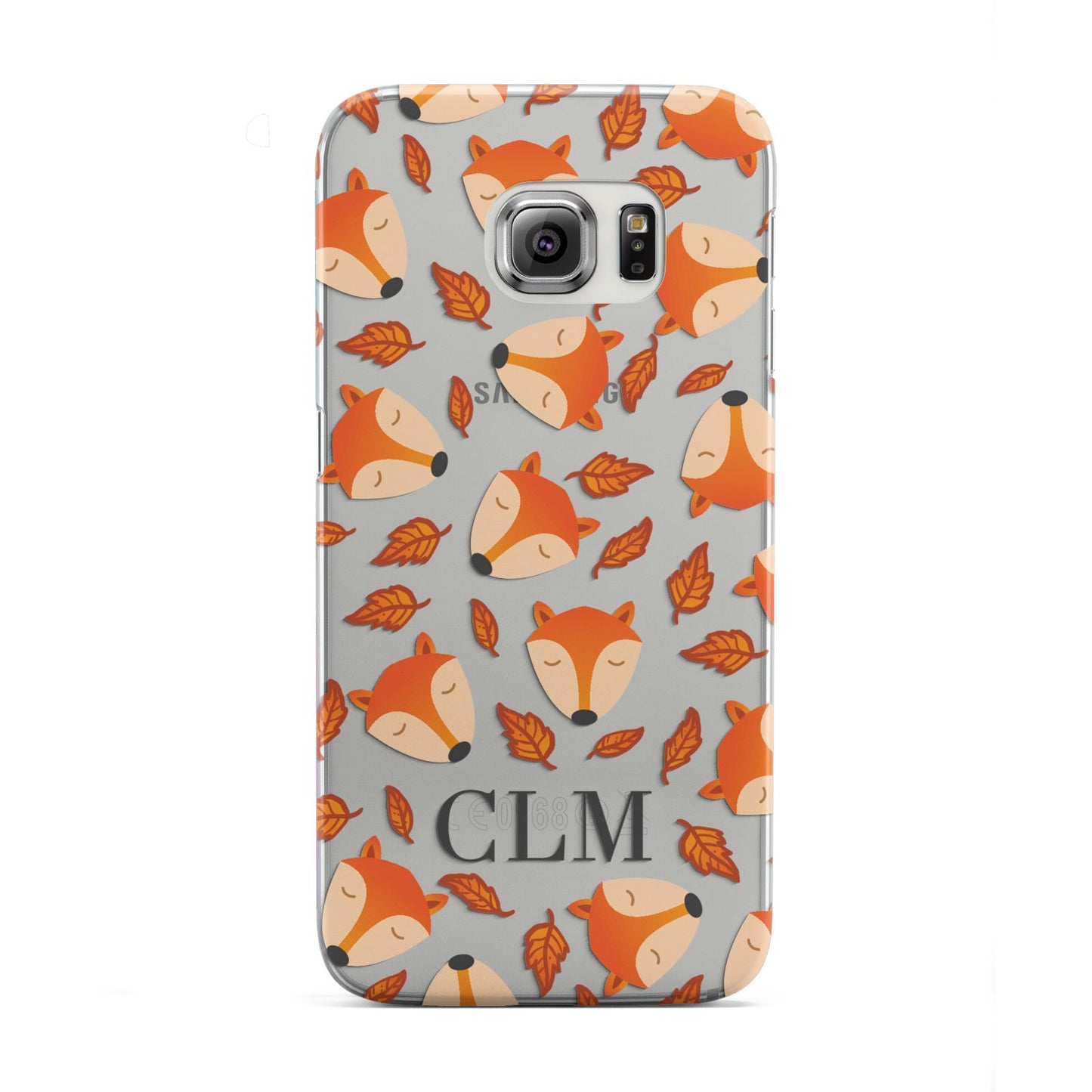 Personalised Fox Initials Samsung Galaxy S6 Edge Case