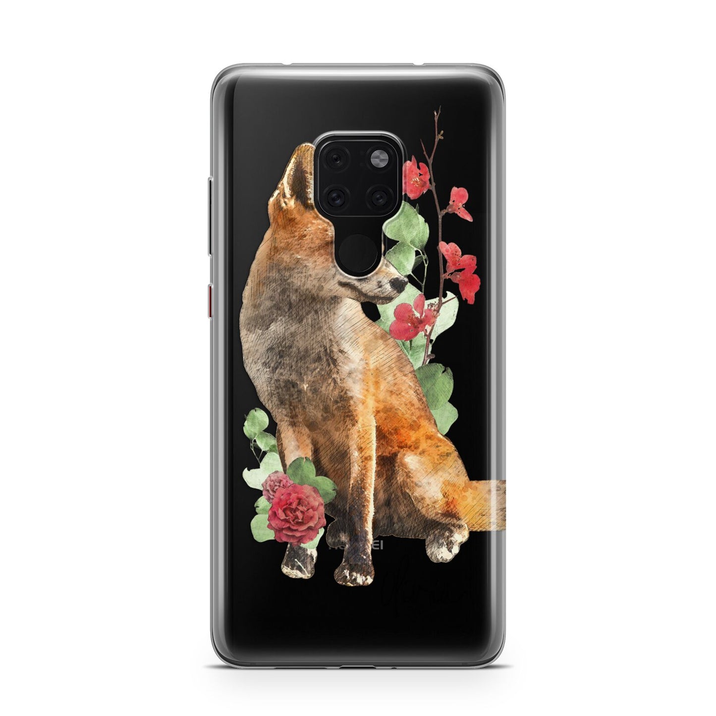 Personalised Fox Name Huawei Mate 20 Phone Case