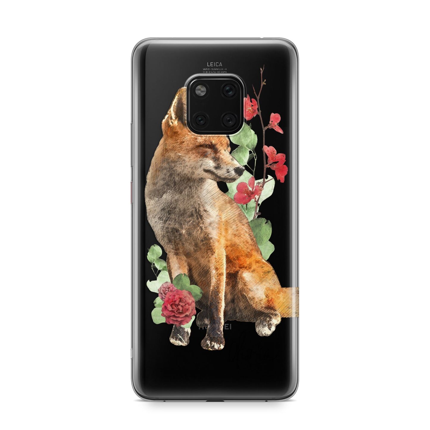 Personalised Fox Name Huawei Mate 20 Pro Phone Case