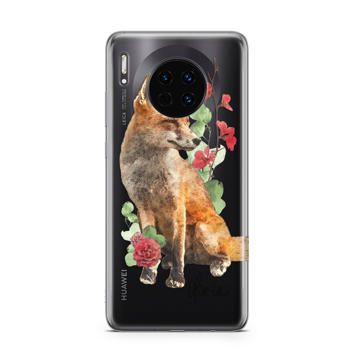 Personalised Fox Name Huawei Mate 30