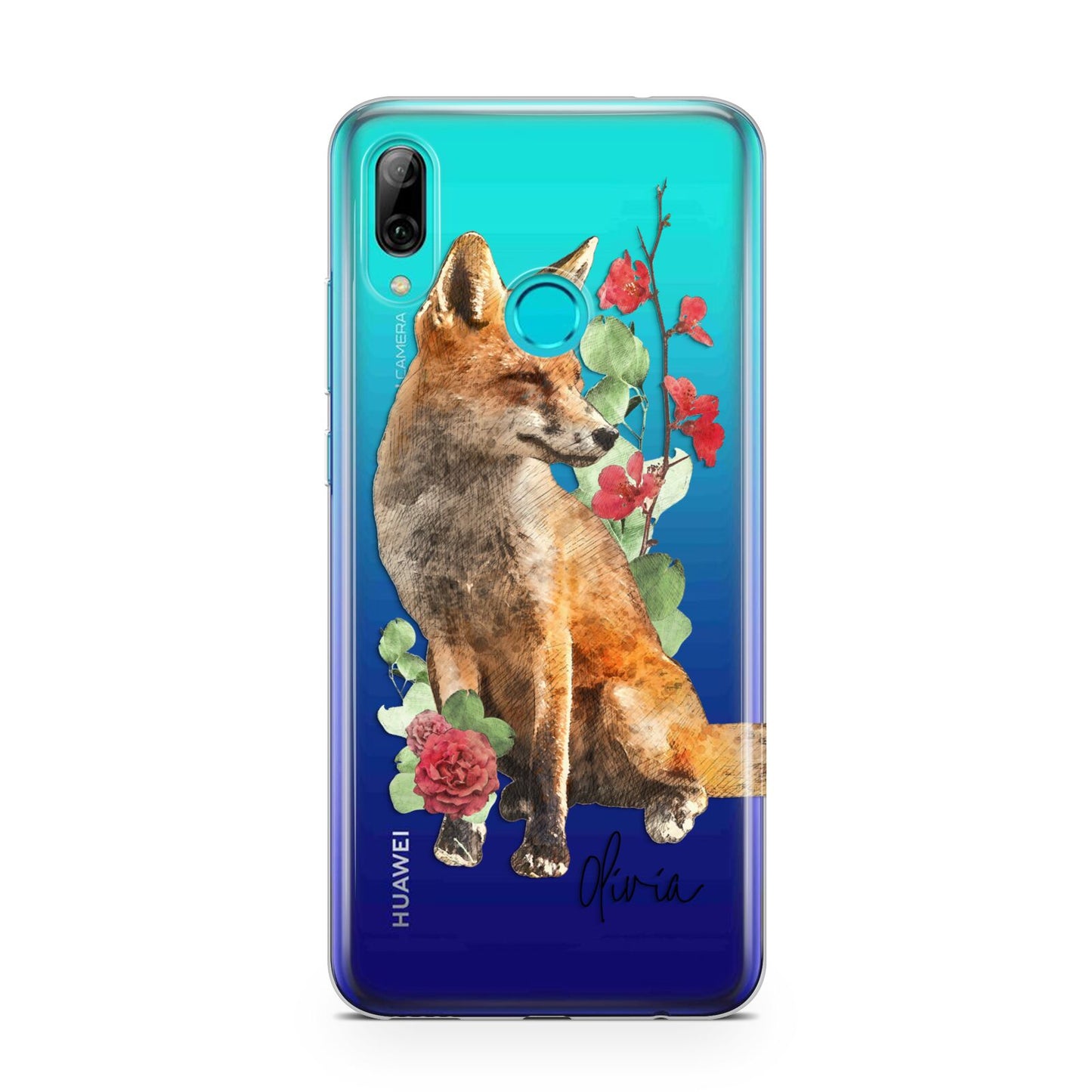 Personalised Fox Name Huawei P Smart 2019 Case