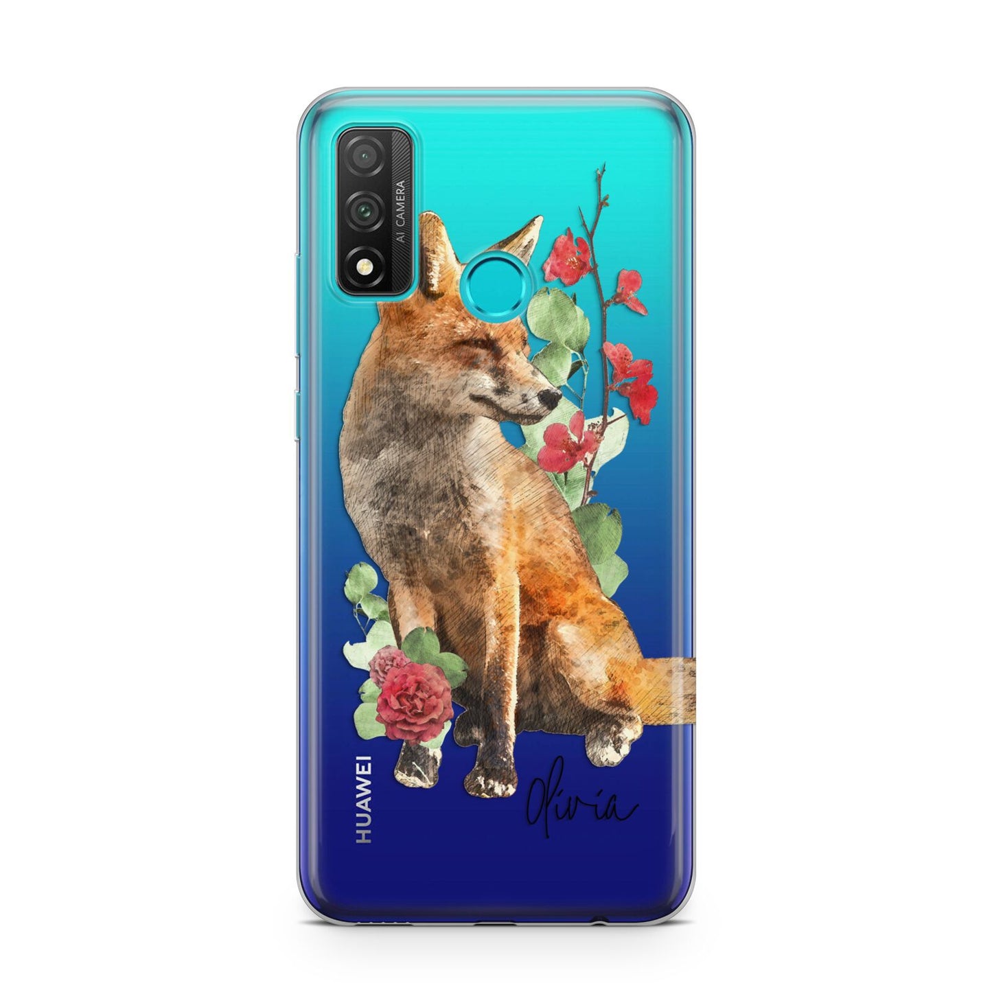 Personalised Fox Name Huawei P Smart 2020