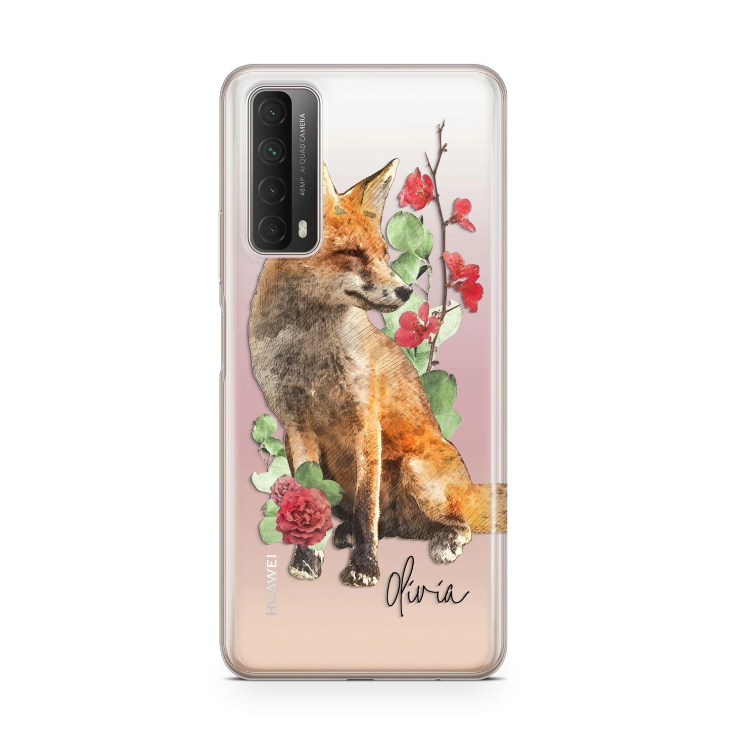 Personalised Fox Name Huawei P Smart 2021