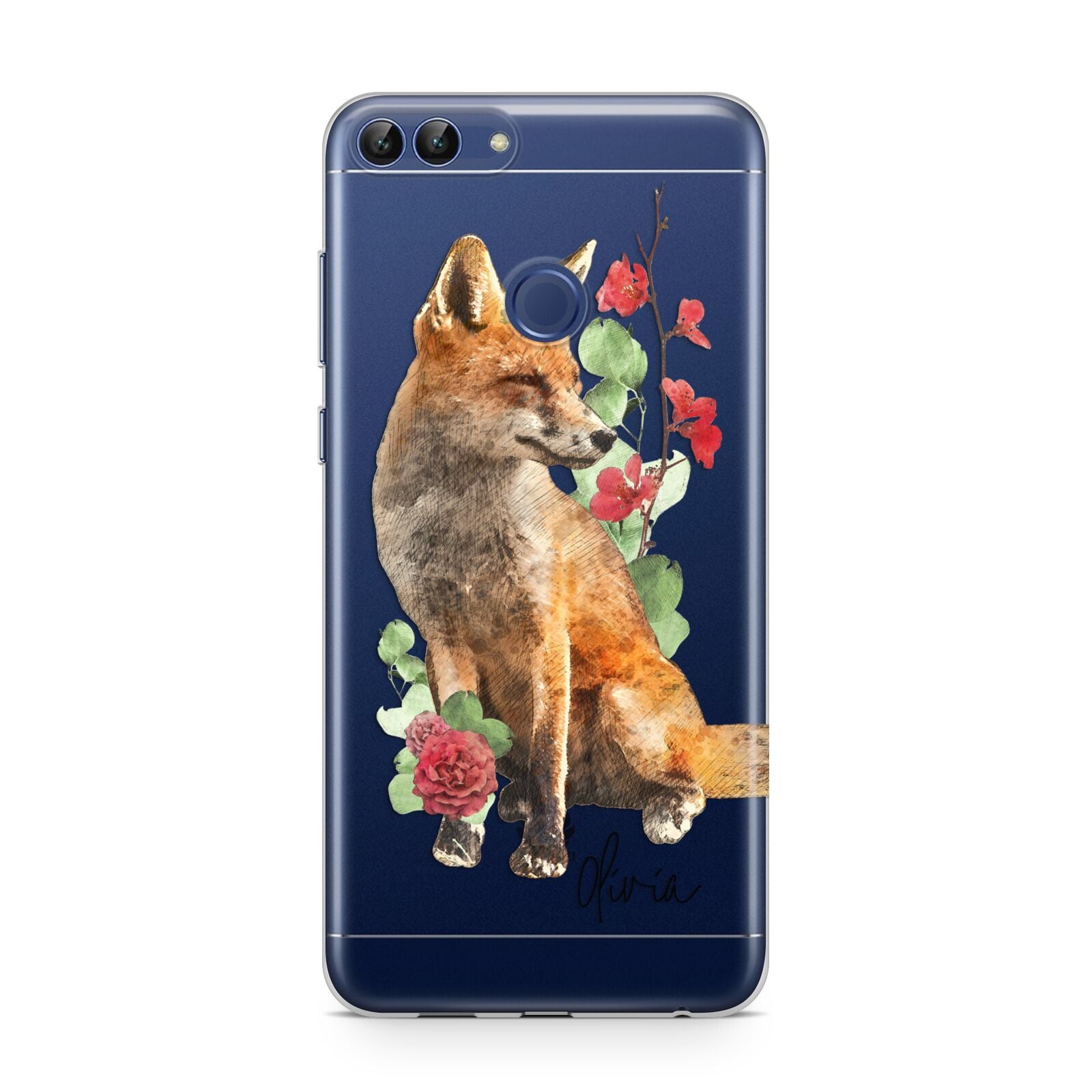 Personalised Fox Name Huawei P Smart Case