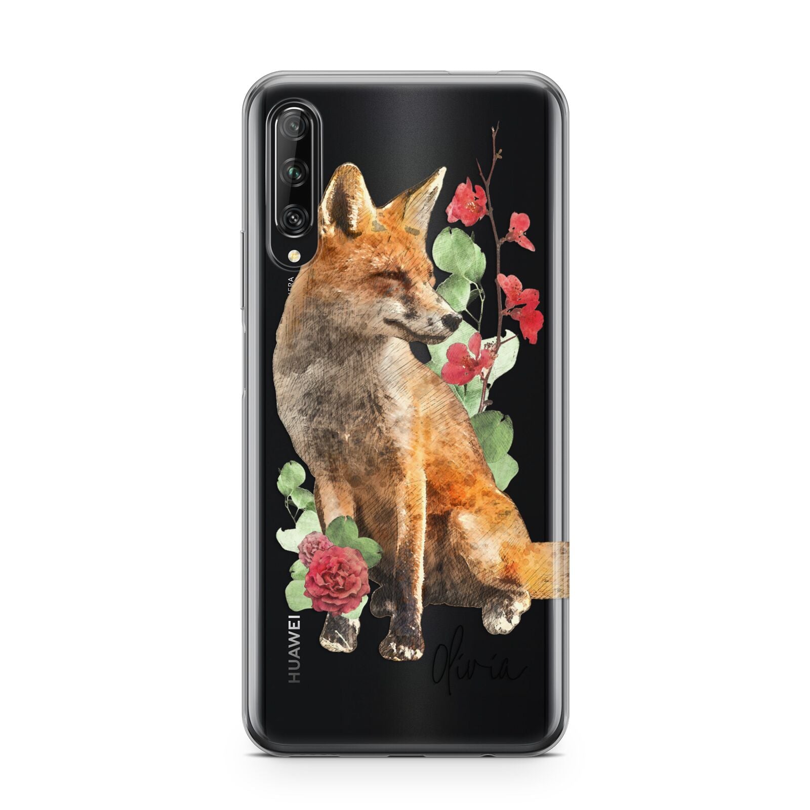 Personalised Fox Name Huawei P Smart Pro 2019