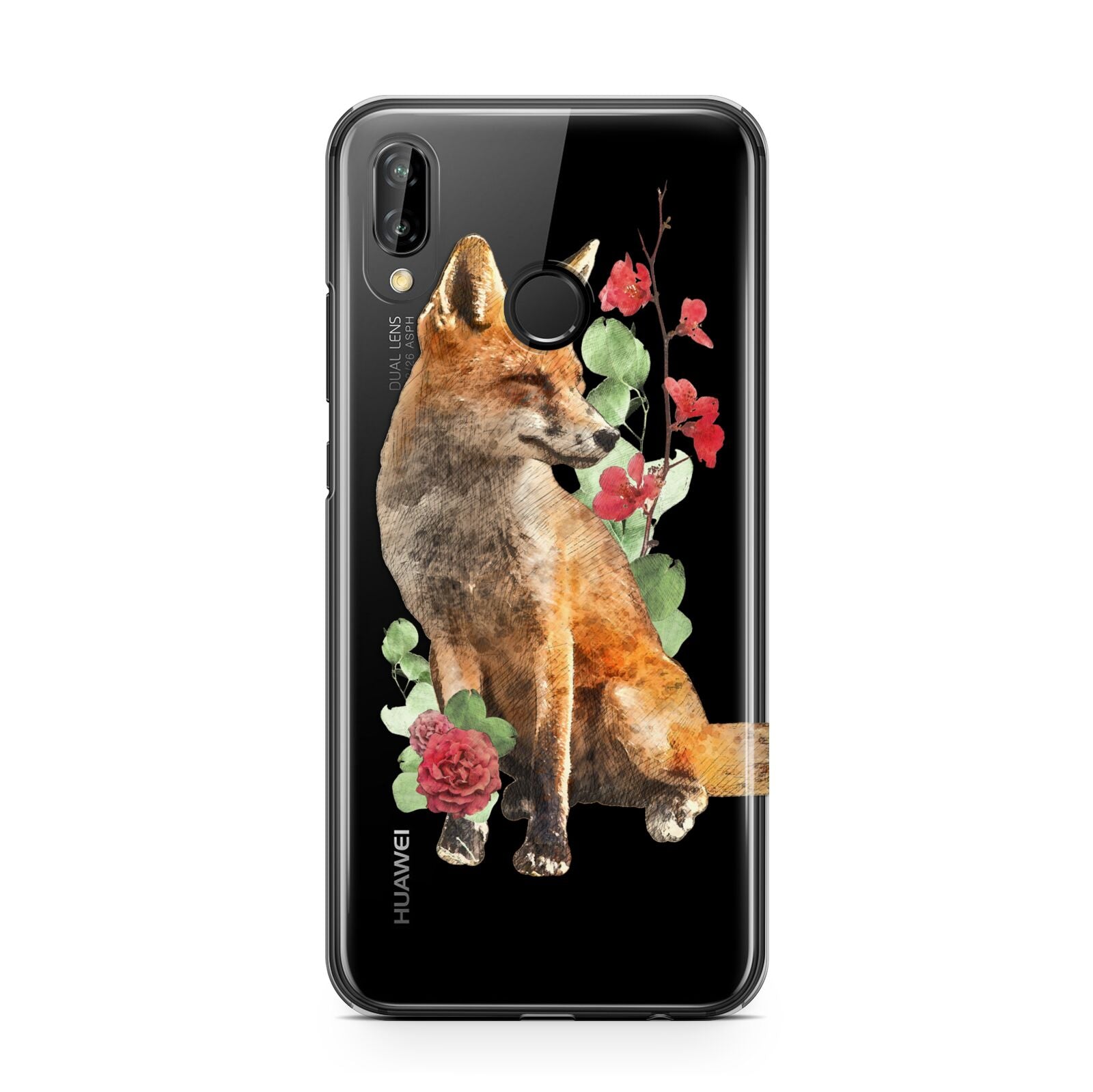 Personalised Fox Name Huawei P20 Lite Phone Case