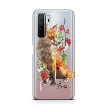 Personalised Fox Name Huawei P40 Lite 5G Phone Case