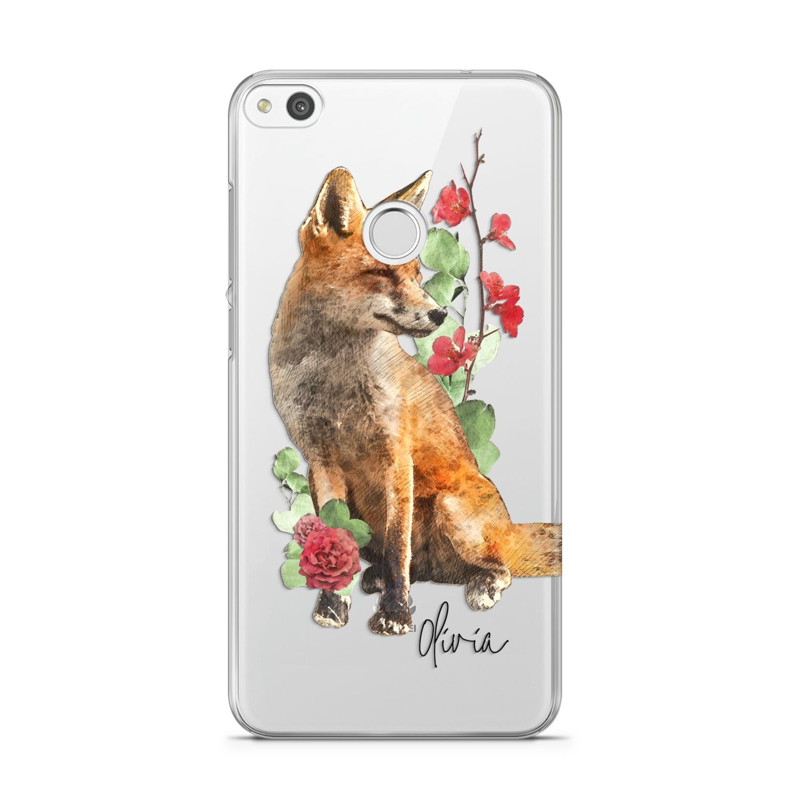 Personalised Fox Name Huawei P8 Lite Case