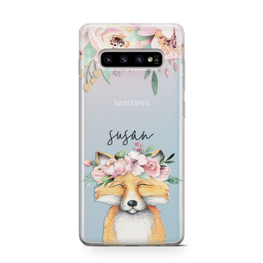 Personalised Fox Protective Samsung Galaxy Case