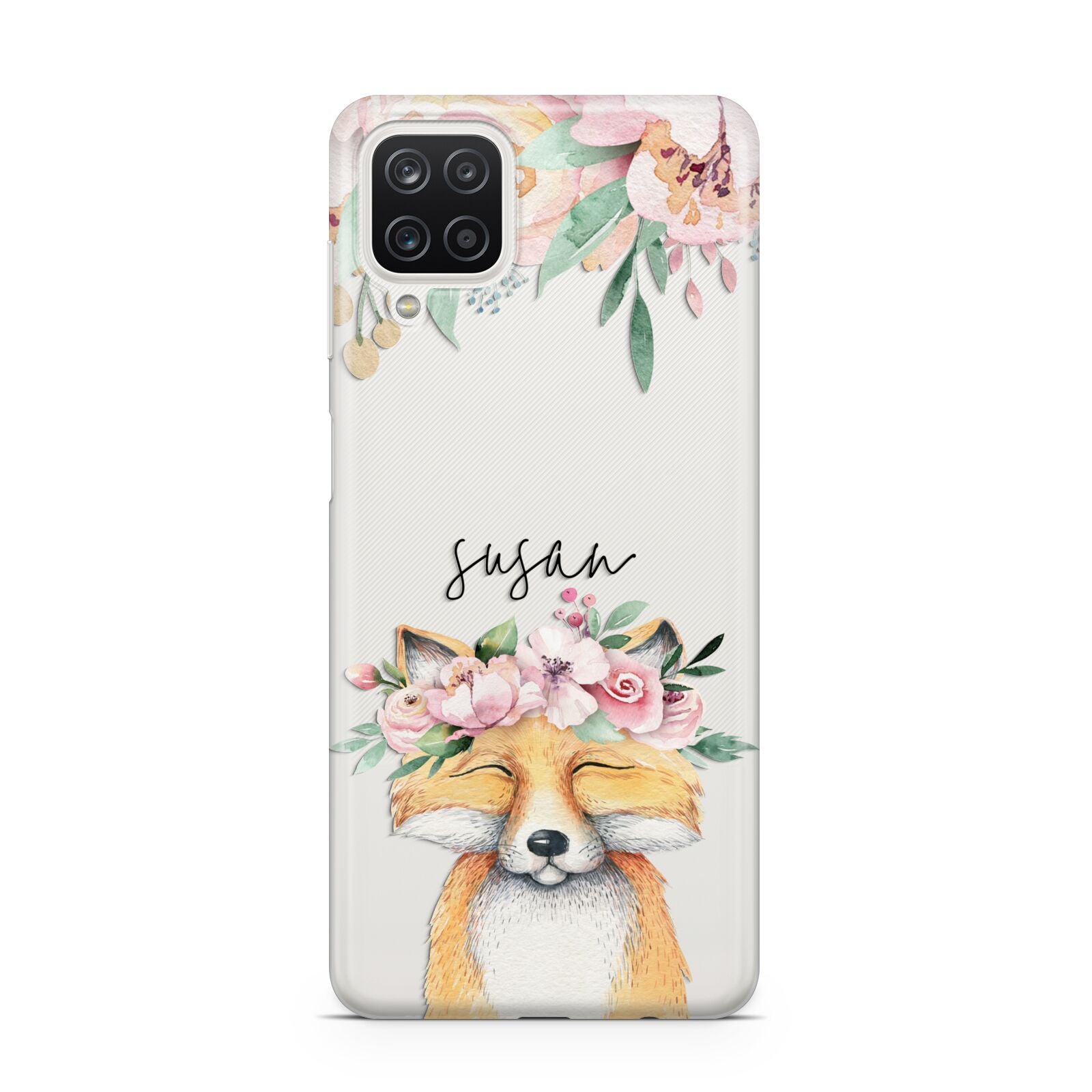 Personalised Fox Samsung A12 Case