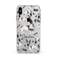 Personalised French Bulldog Apple iPhone Xs Max Impact Case White Edge on Silver Phone