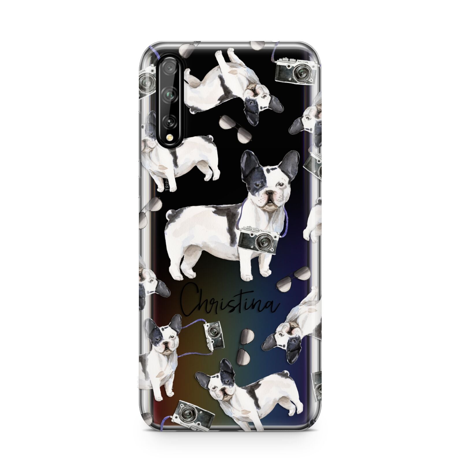 Personalised French Bulldog Huawei Enjoy 10s Phone Case