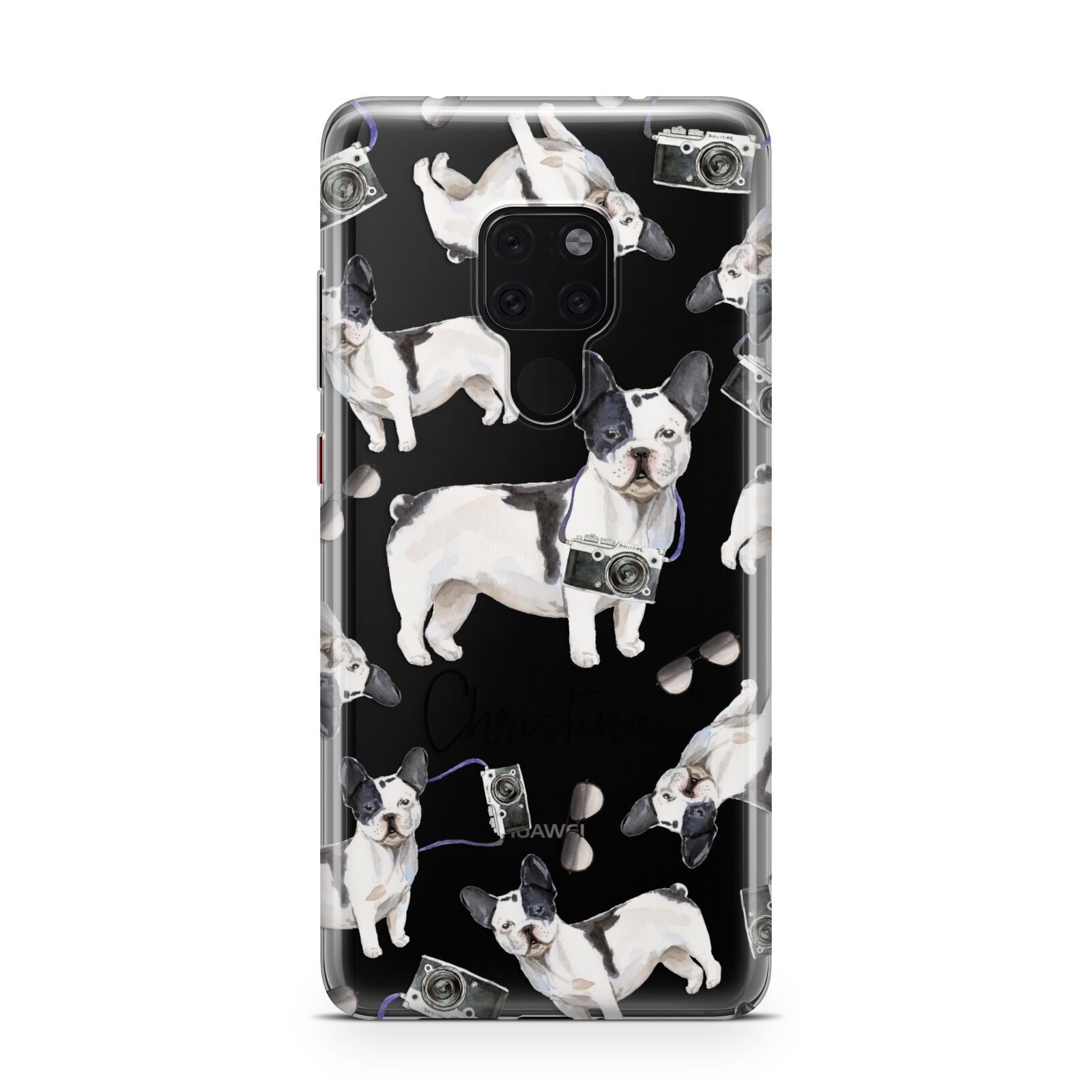 Personalised French Bulldog Huawei Mate 20 Phone Case