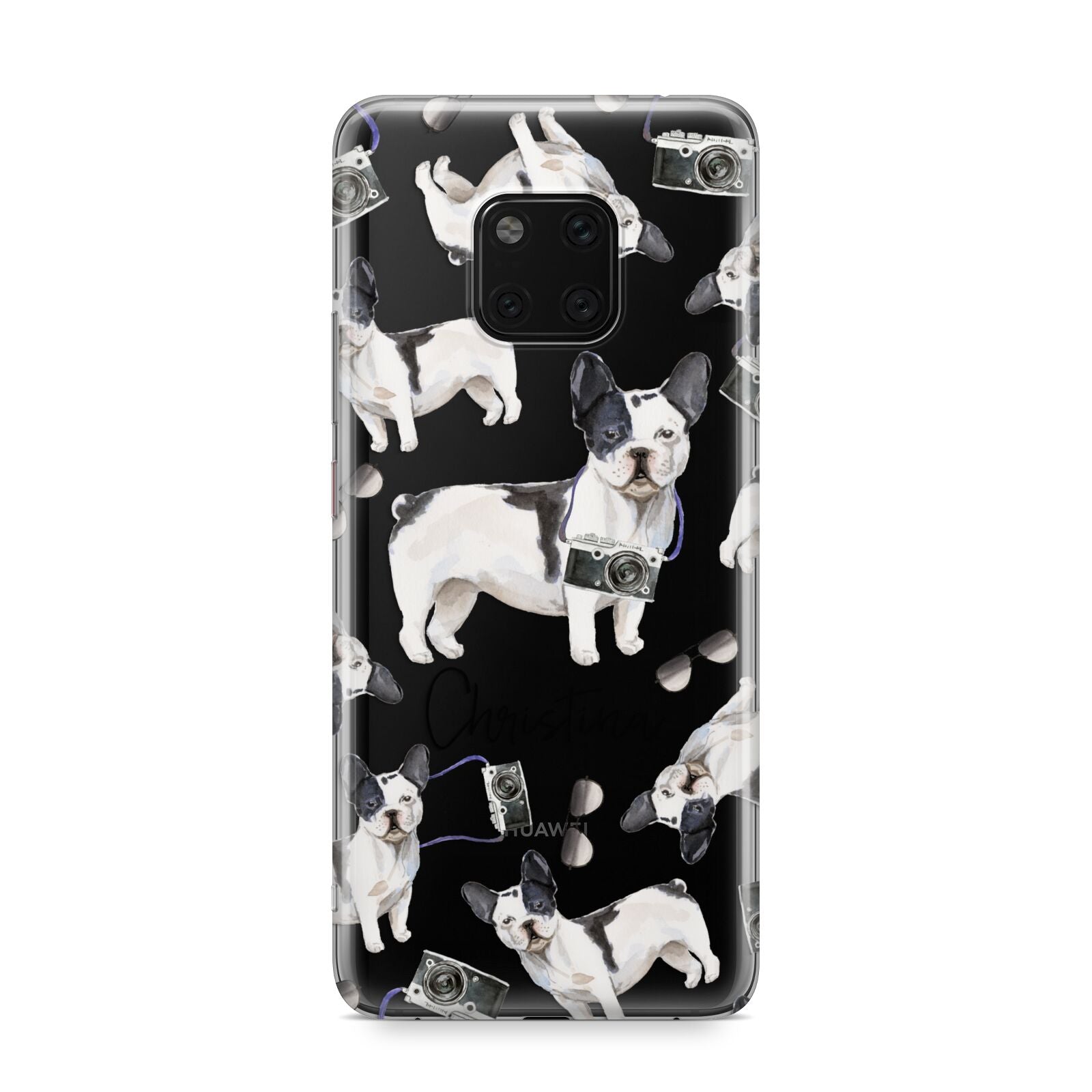 Personalised French Bulldog Huawei Mate 20 Pro Phone Case