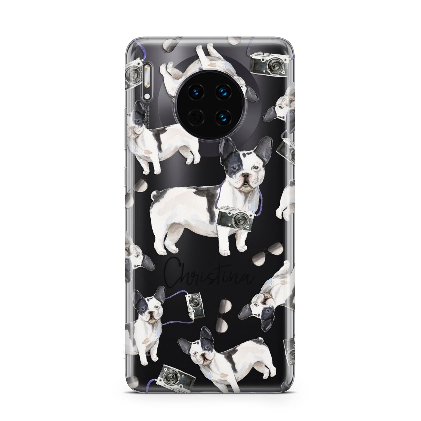 Personalised French Bulldog Huawei Mate 30