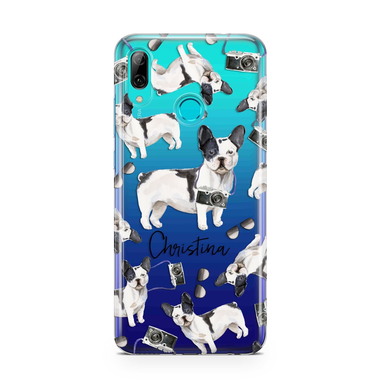 Personalised French Bulldog Huawei P Smart 2019 Case