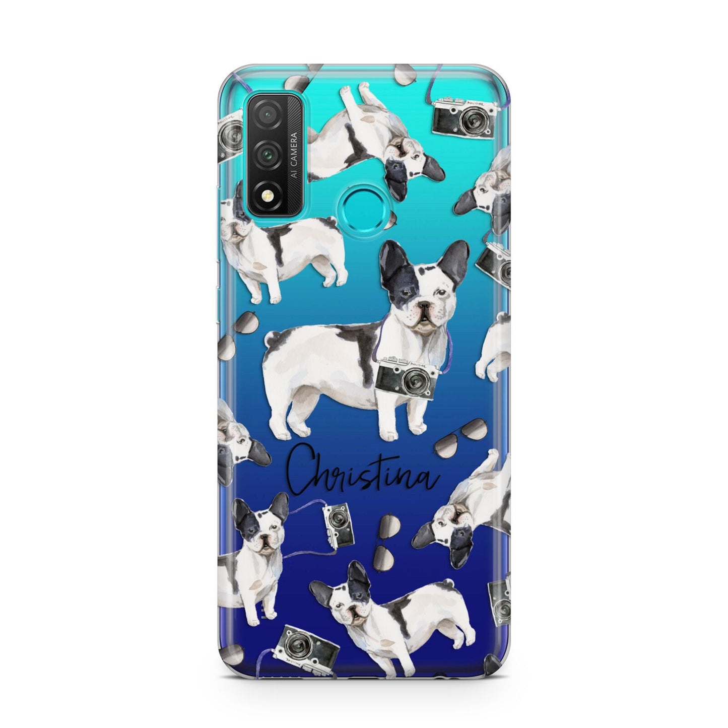 Personalised French Bulldog Huawei P Smart 2020