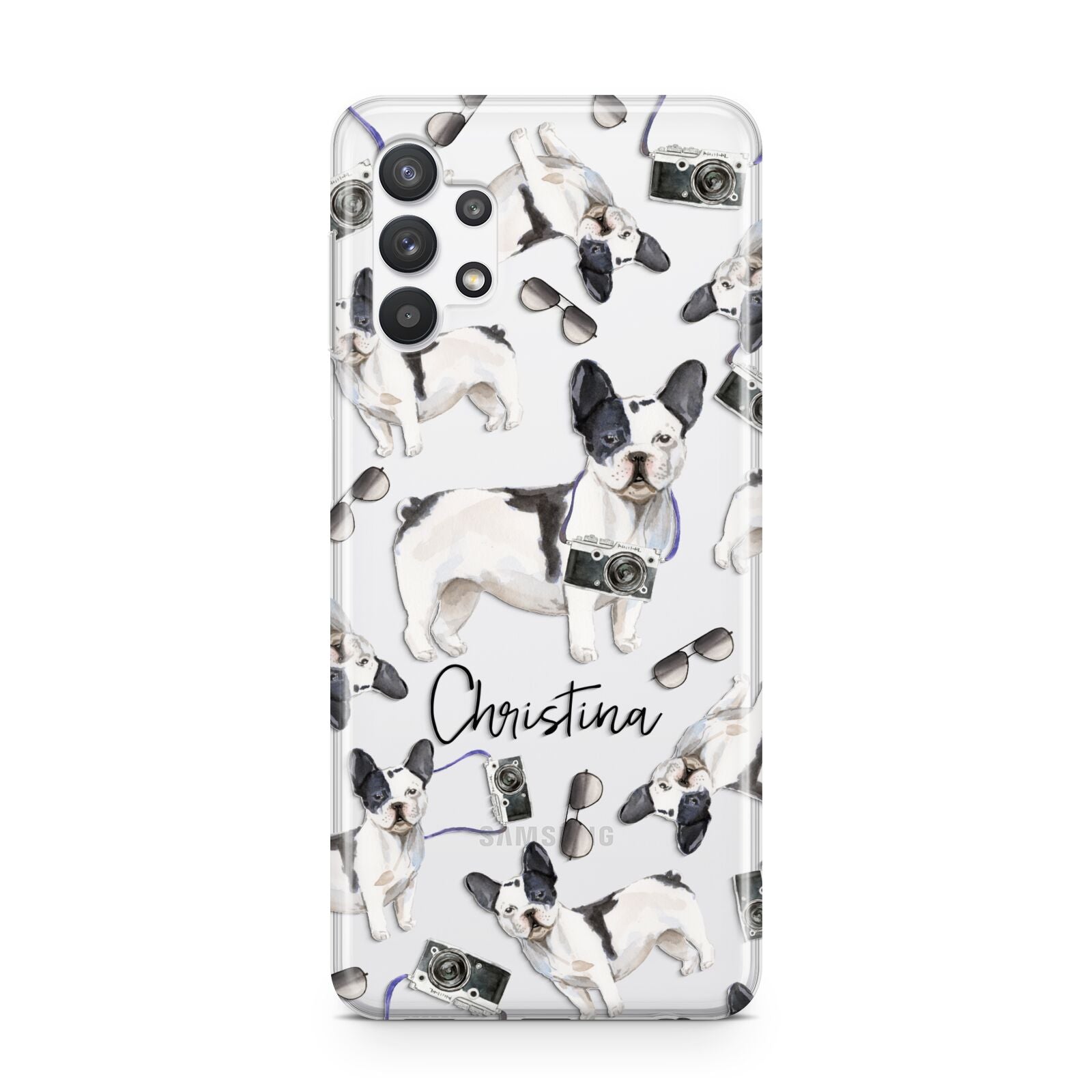 Personalised French Bulldog Samsung A32 5G Case