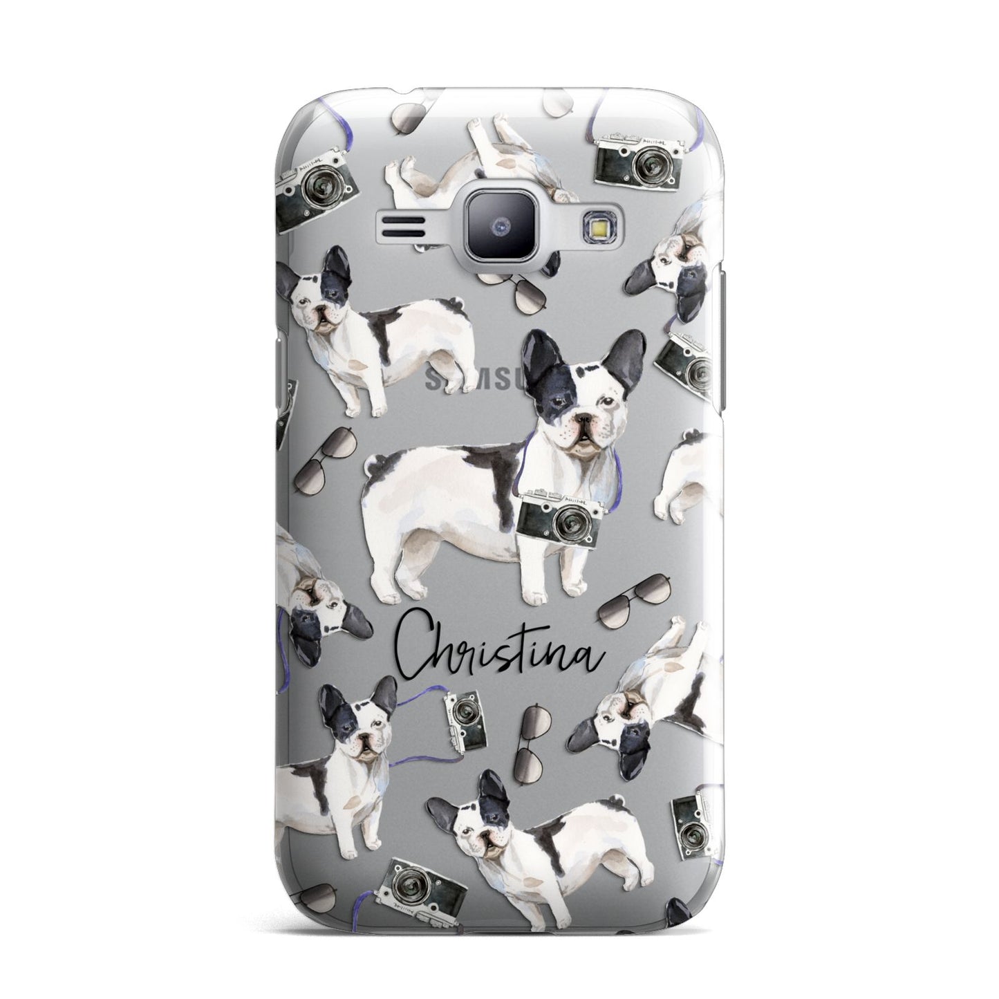 Personalised French Bulldog Samsung Galaxy J1 2015 Case