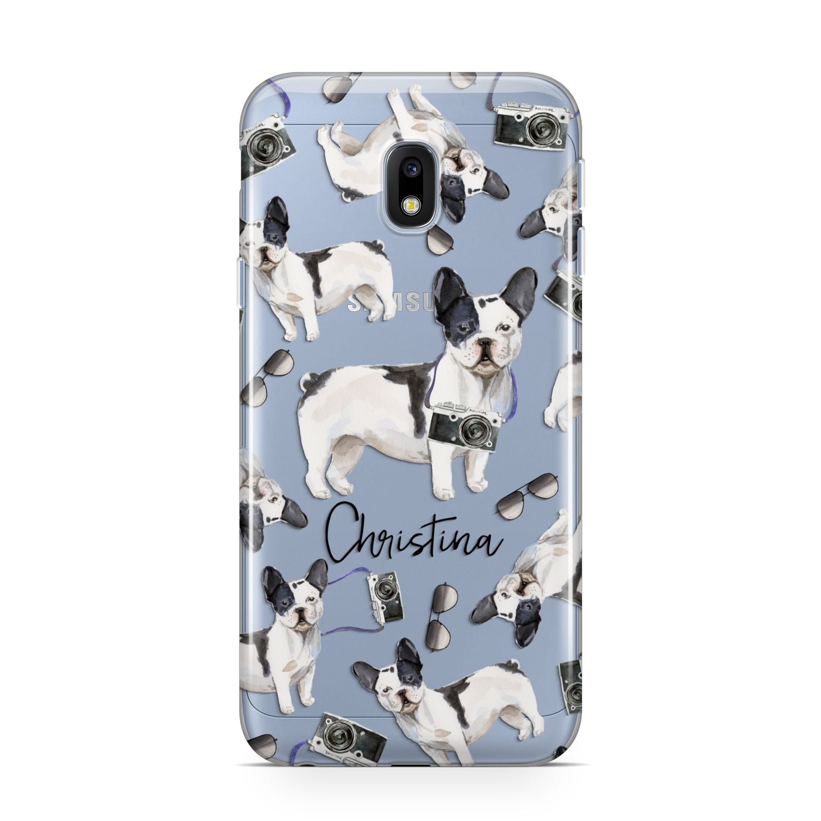 Personalised French Bulldog Samsung Galaxy J3 2017 Case