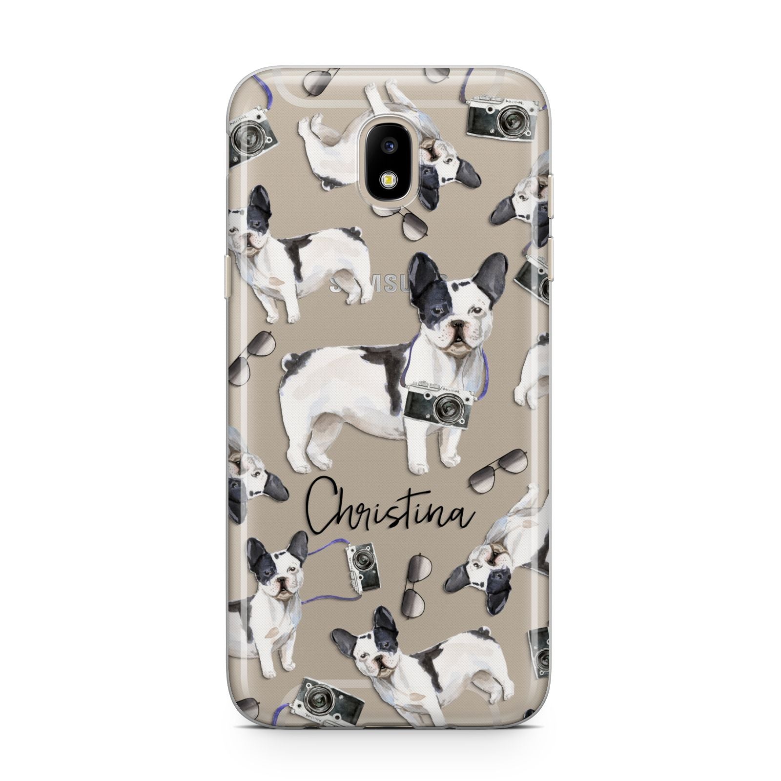 Personalised French Bulldog Samsung J5 2017 Case