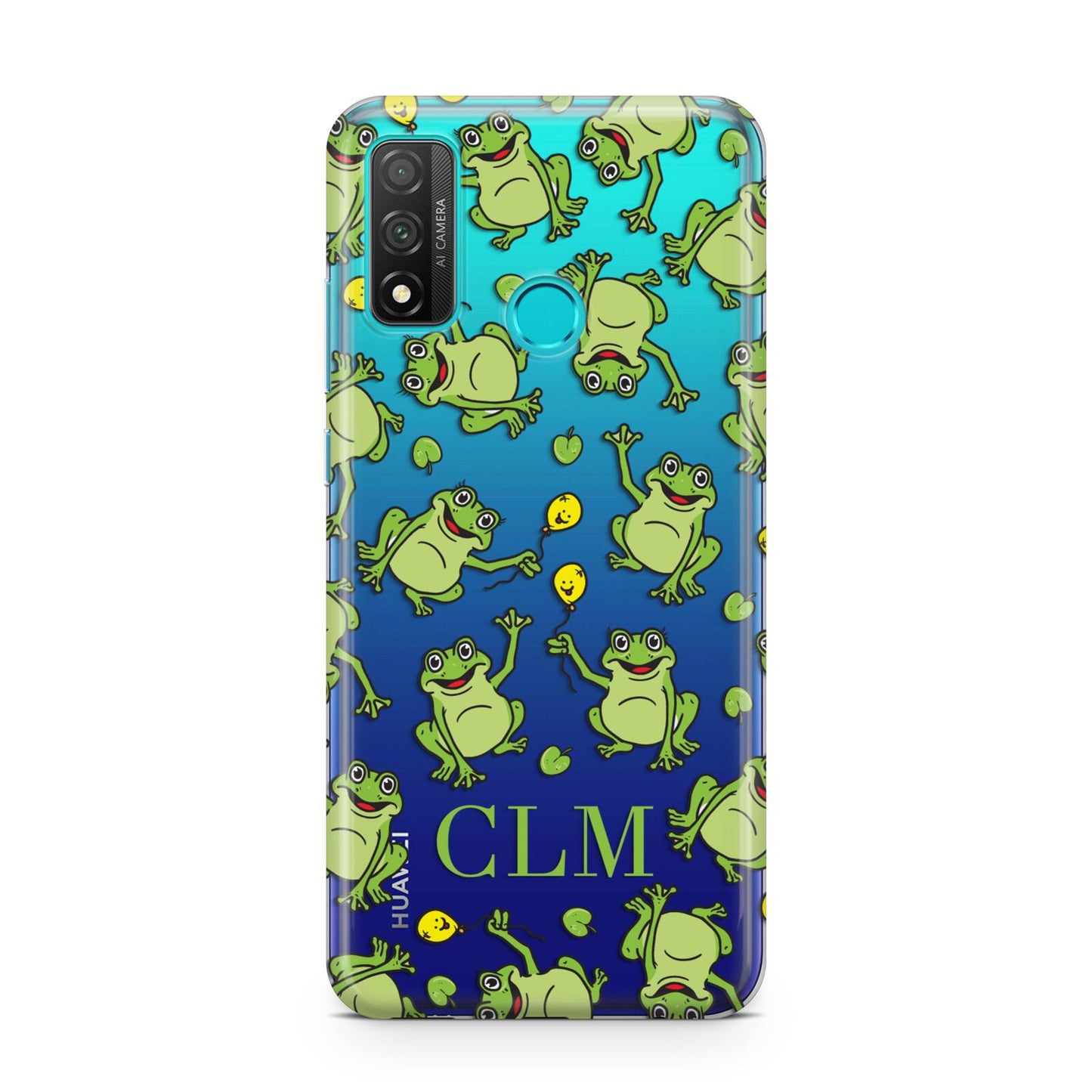 Personalised Frog Initials Huawei P Smart 2020