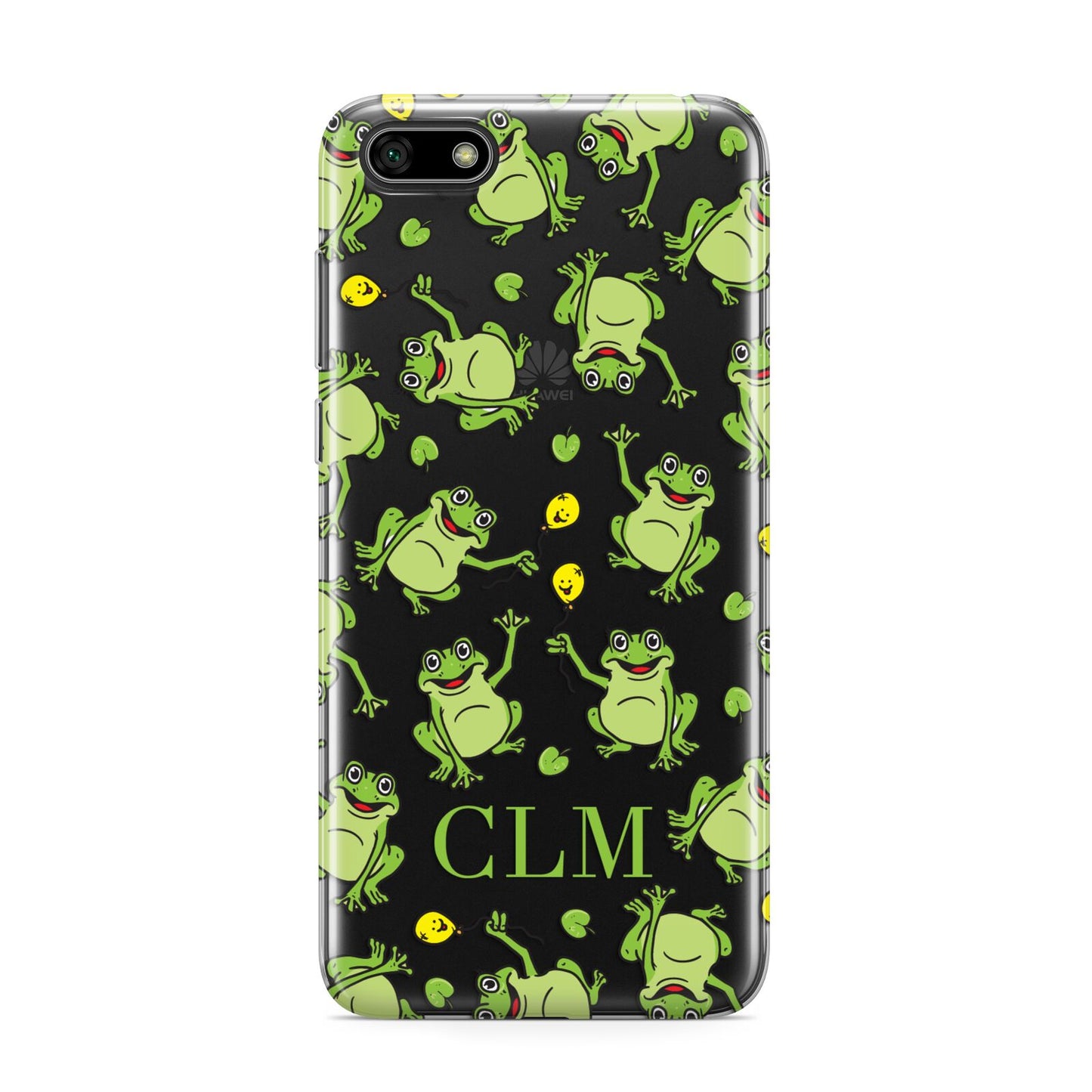 Personalised Frog Initials Huawei Y5 Prime 2018 Phone Case