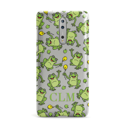 Personalised Frog Initials Nokia Case