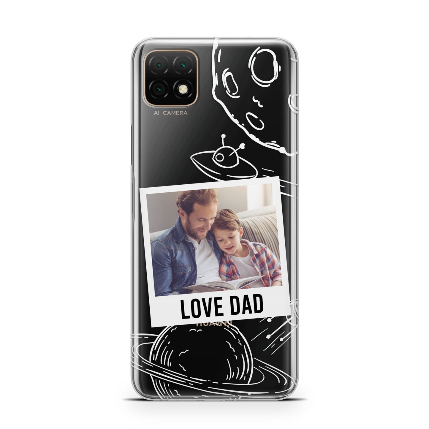 Personalised From Dad Photo Huawei Enjoy 20 Phone Case