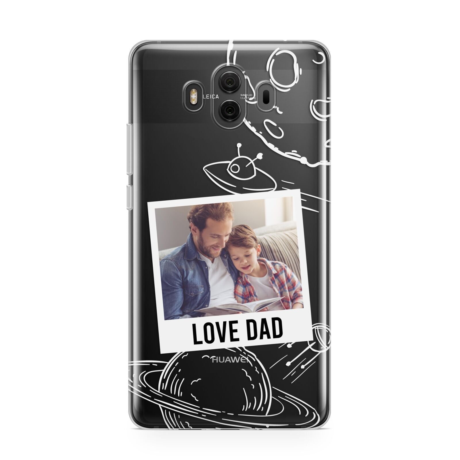 Personalised From Dad Photo Huawei Mate 10 Protective Phone Case