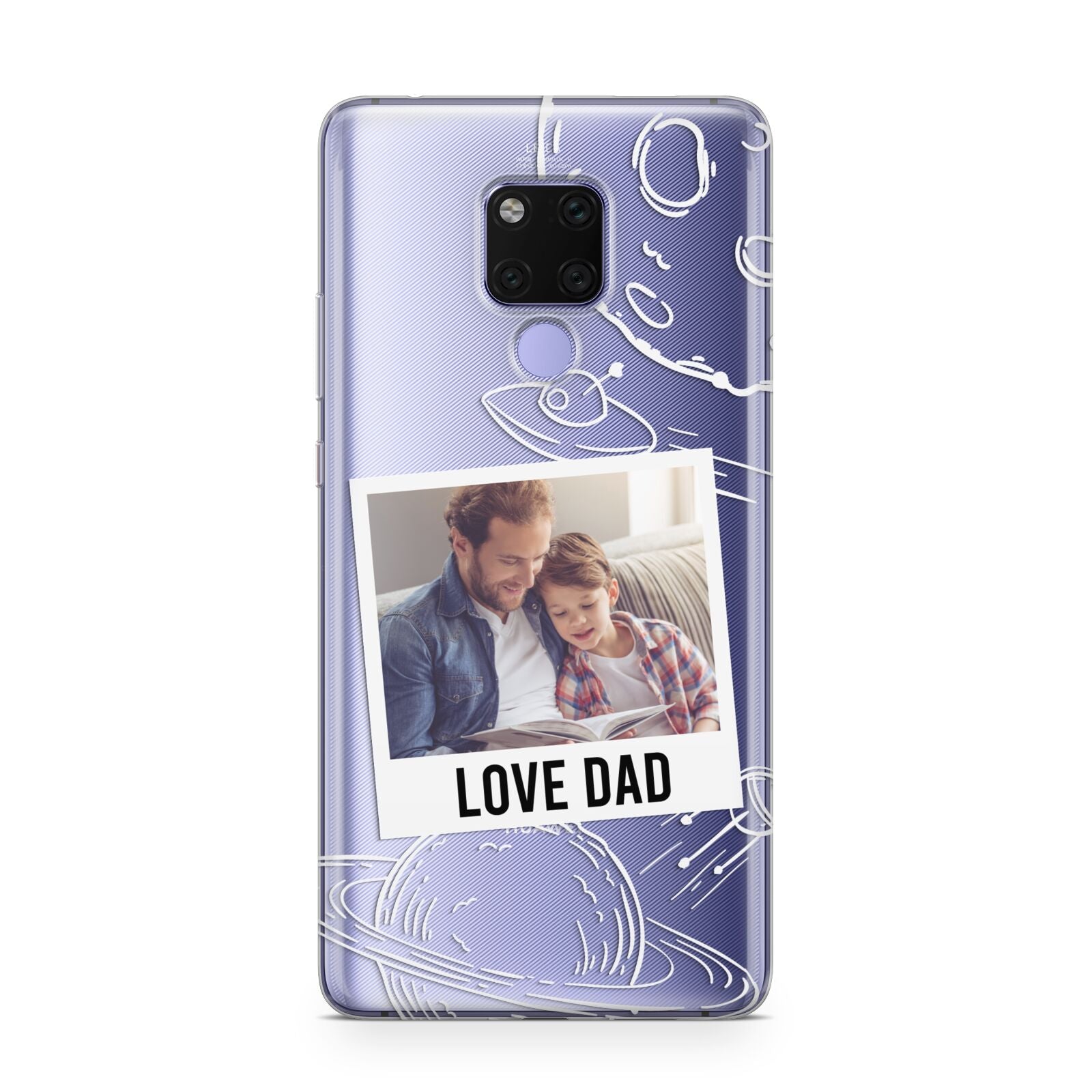 Personalised From Dad Photo Huawei Mate 20X Phone Case