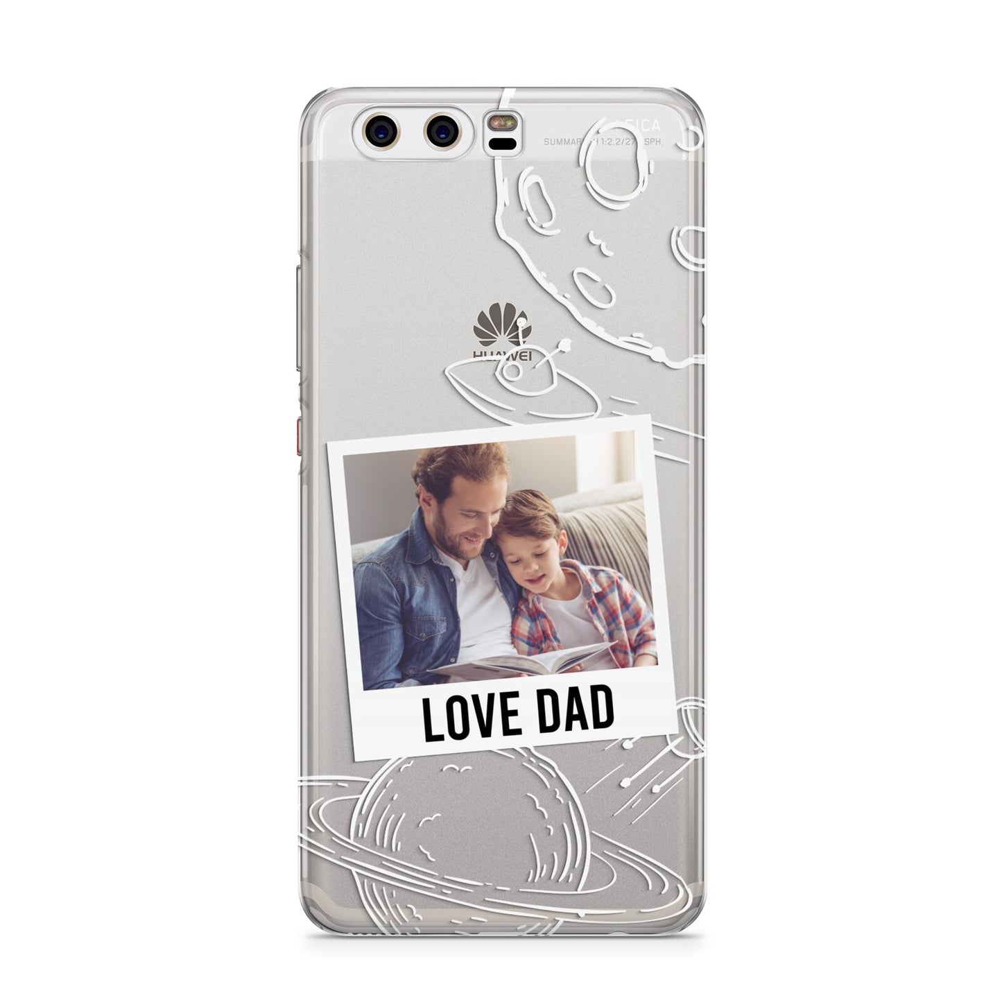 Personalised From Dad Photo Huawei P10 Phone Case