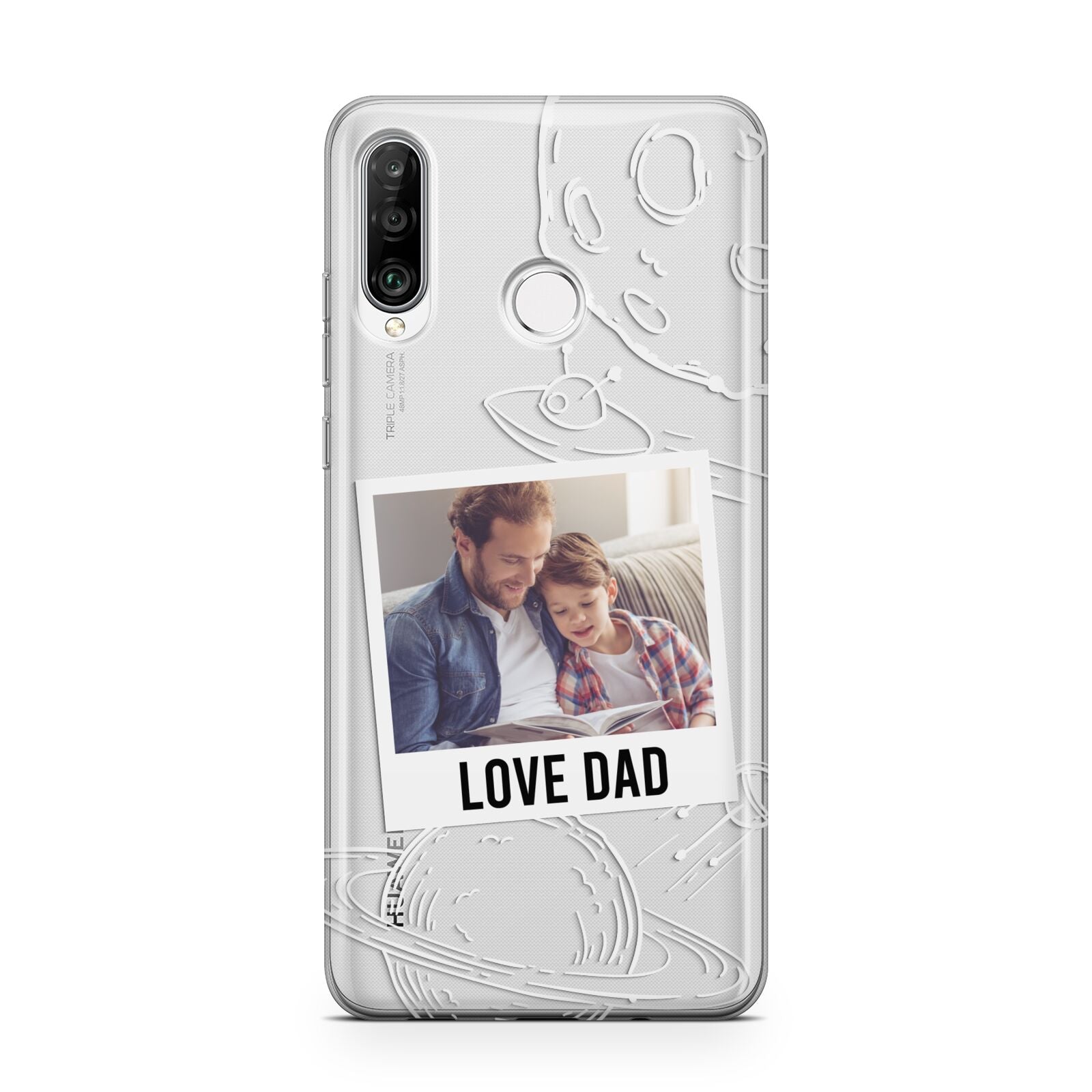 Personalised From Dad Photo Huawei P30 Lite Phone Case