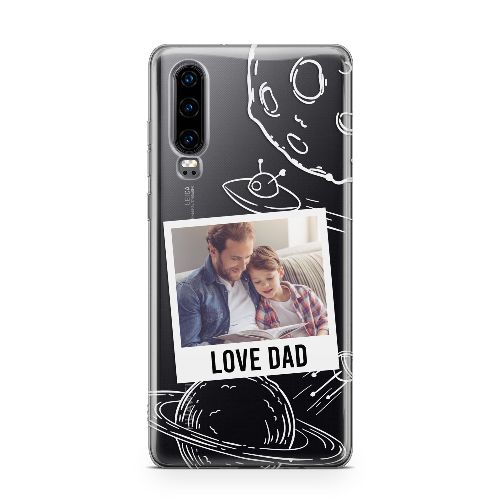 Personalised From Dad Photo Huawei P30 Phone Case