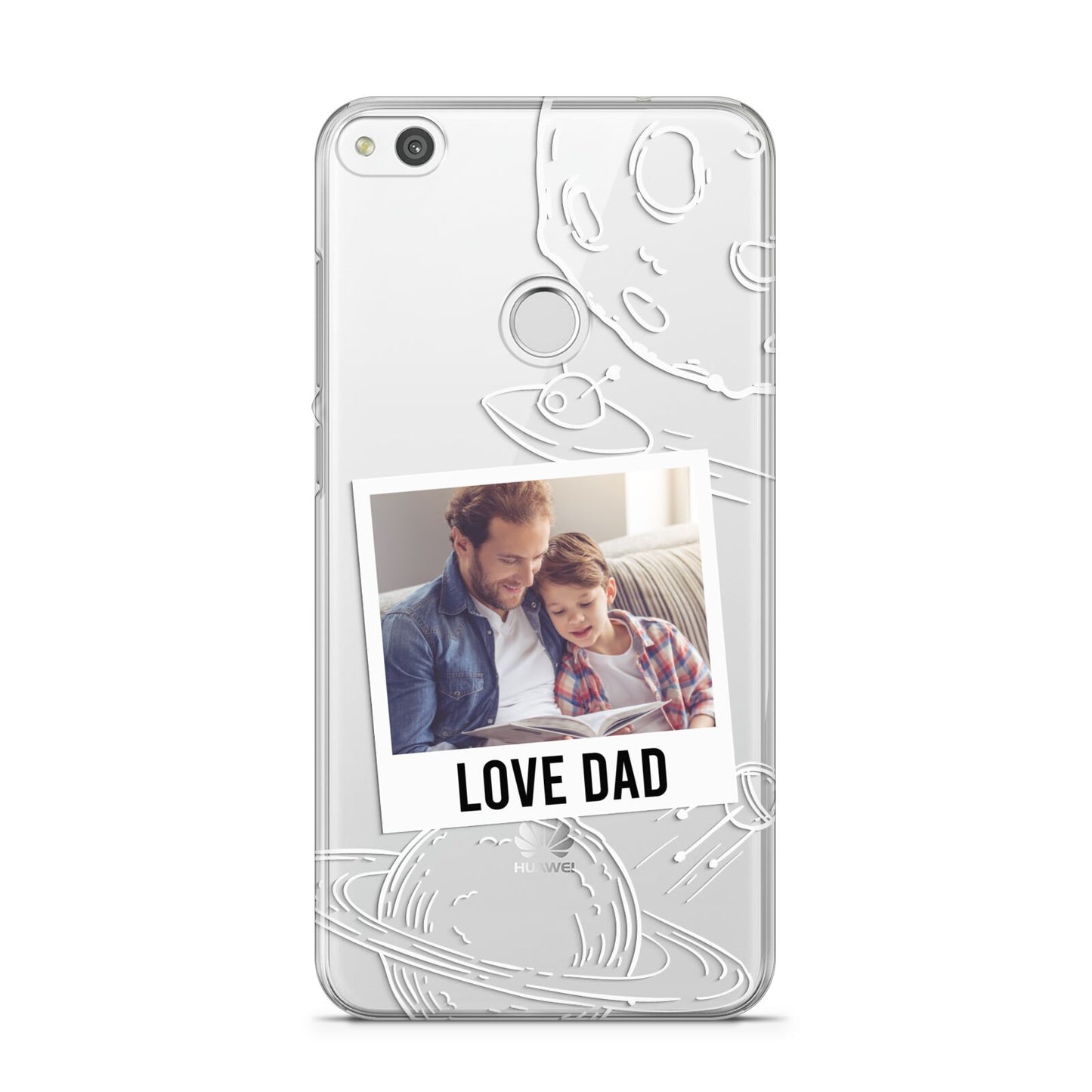 Personalised From Dad Photo Huawei P8 Lite Case