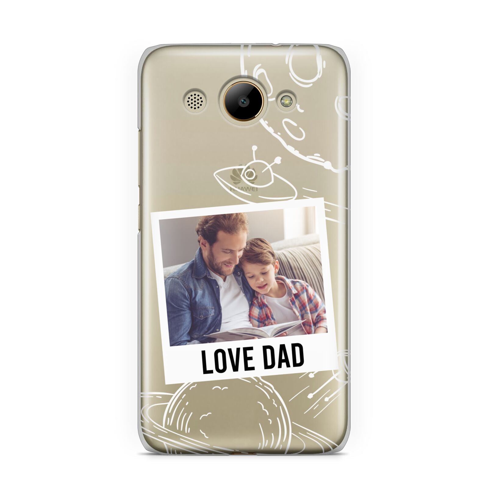 Personalised From Dad Photo Huawei Y3 2017