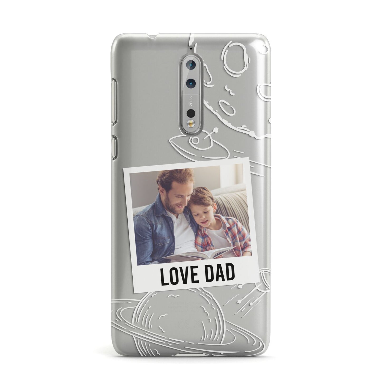 Personalised From Dad Photo Nokia Case